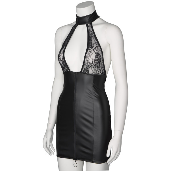 NORTIE Fetish Wetlook Robe avec Ouverture sur le Décolleté Image du produit 6