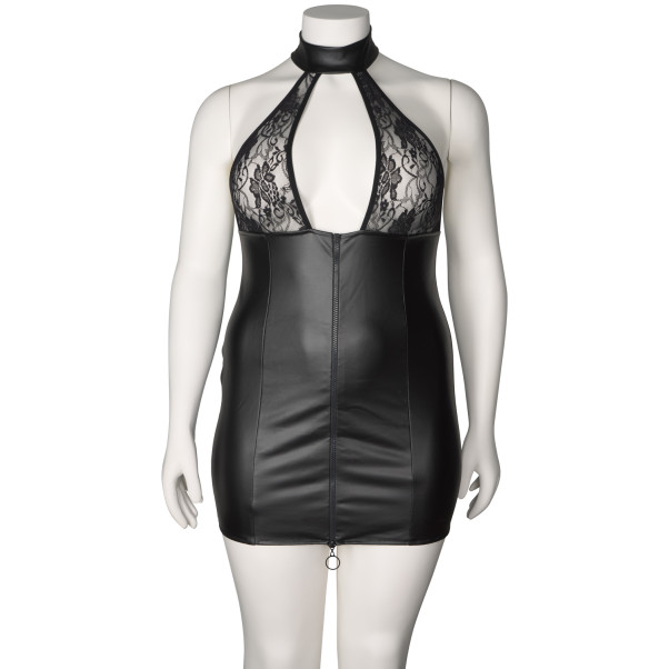 NORTIE Fetish Wetlook Robe avec Décolleté Grande Taille Image du produit 4