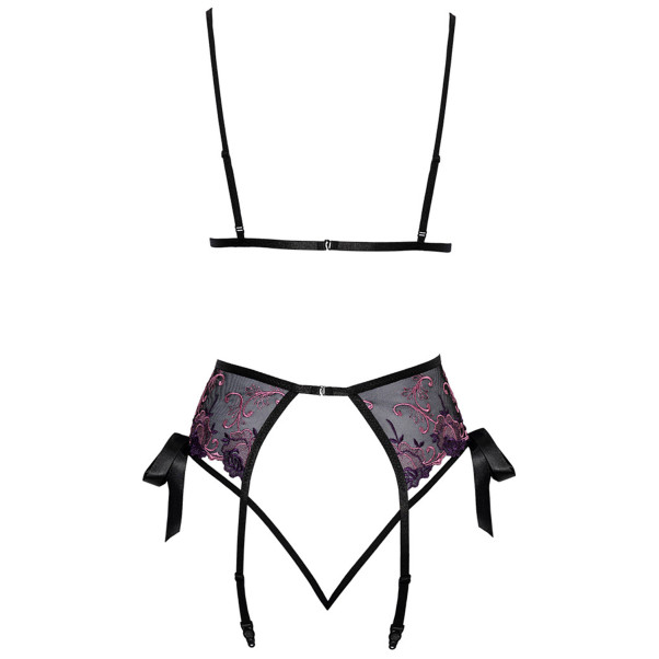 kissable Floral Ensemble Soutien-Gorge et Porte-Jarretelles Image du produit 4