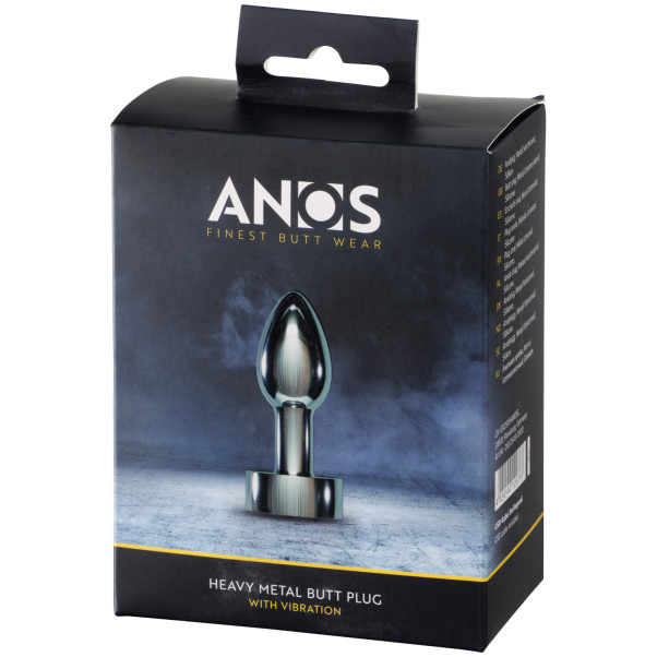 Anos Heavy Metal Plug Anal avec Vibrations Image de l'emballage 90