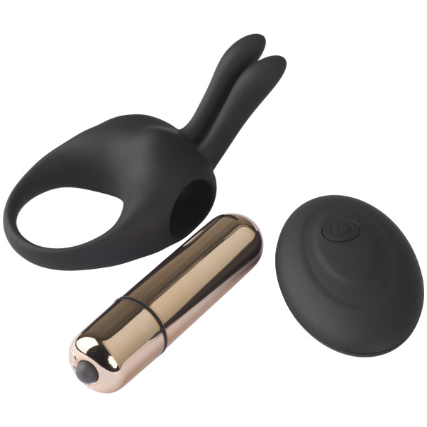 Sinful Gold Power Vibrateur Bullet Rechargeable avec Manchon Anneau Pénien Rabbit Image du produit 4