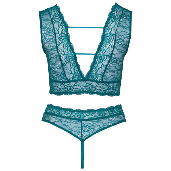 Cottelli Ensemble de Lingerie Grande Taille Turquoise Image du produit 4