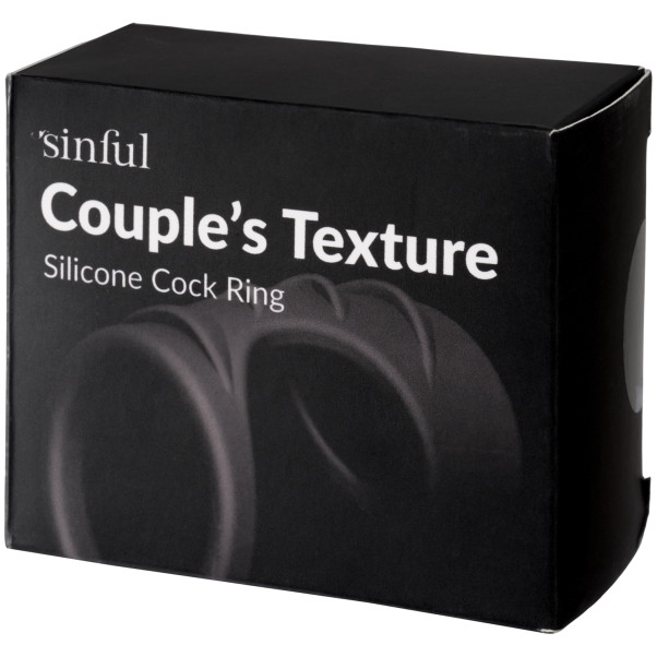 Sinful Couple's Texture Anneau Pénien Image de l'emballage 90