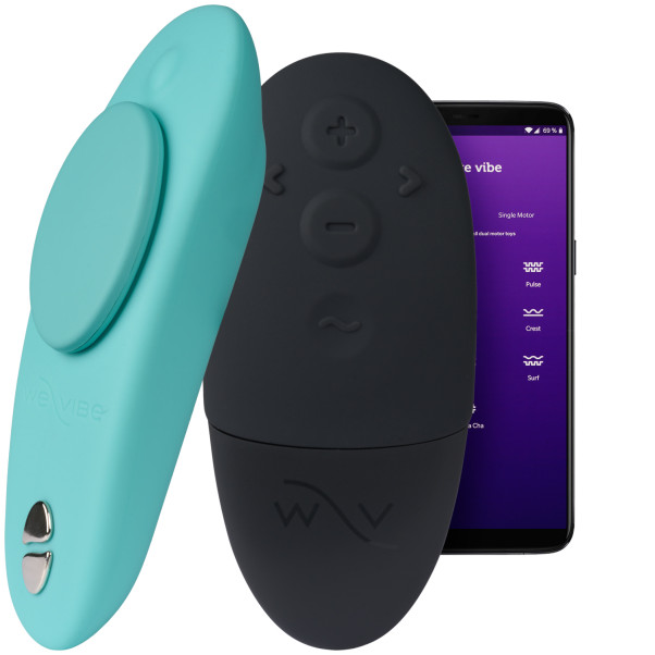 We-Vibe Moxie+ Vibromasseur pour Culotte Télécommandé Image du produit avec l'application 2