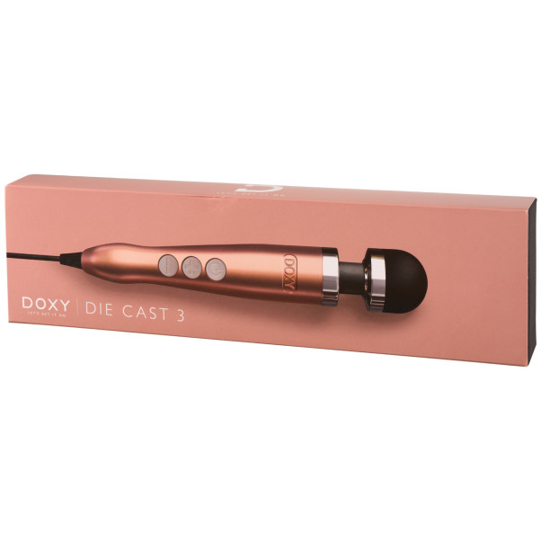 Doxy Die Cast 3 Or Rose Vibromasseur Wand Image de l'emballage 90