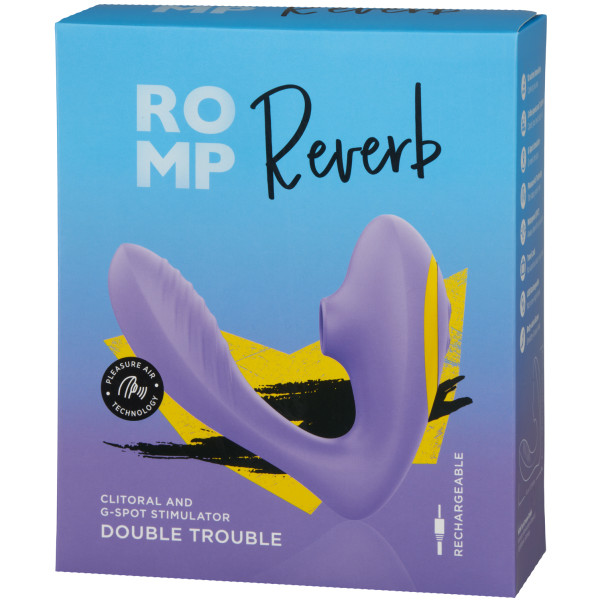 ROMP Double Trouble Stimulateur Clitoridien et Point G Image de l'emballage 90