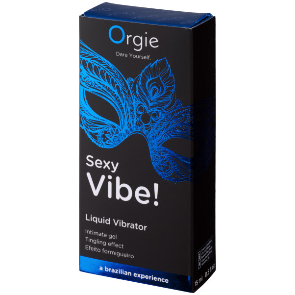 Orgie Sexy Vibe! Vibromasseur Liquide Gel Intime 15 ml Image de l'emballage 91