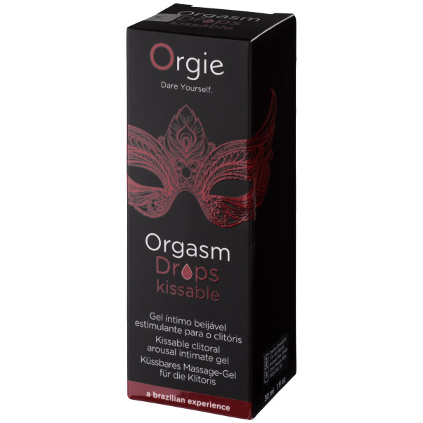 Orgie Orgasm Drops Kissable Gel Intime 30 ml Image de l'emballage 91