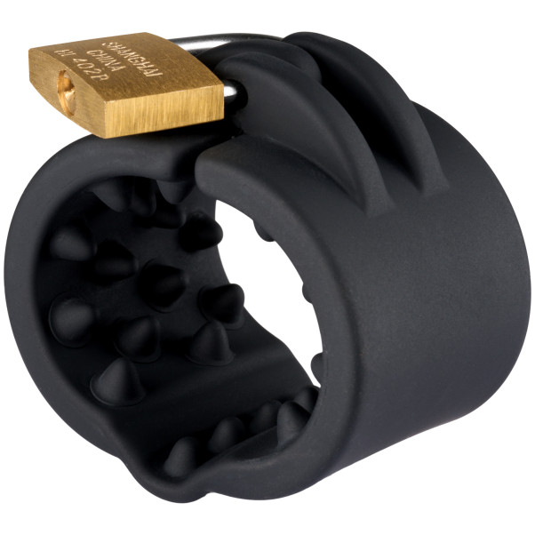 Brutus Cruncher Étireur de Testicules Verrouillable à Pointes en Silicone Image du produit 2