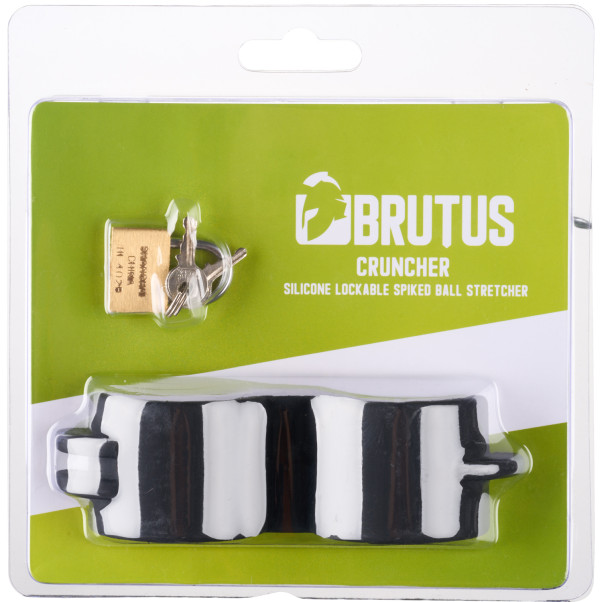 Brutus Cruncher Étireur de Testicules Verrouillable à Pointes en Silicone Image de l'emballage 90