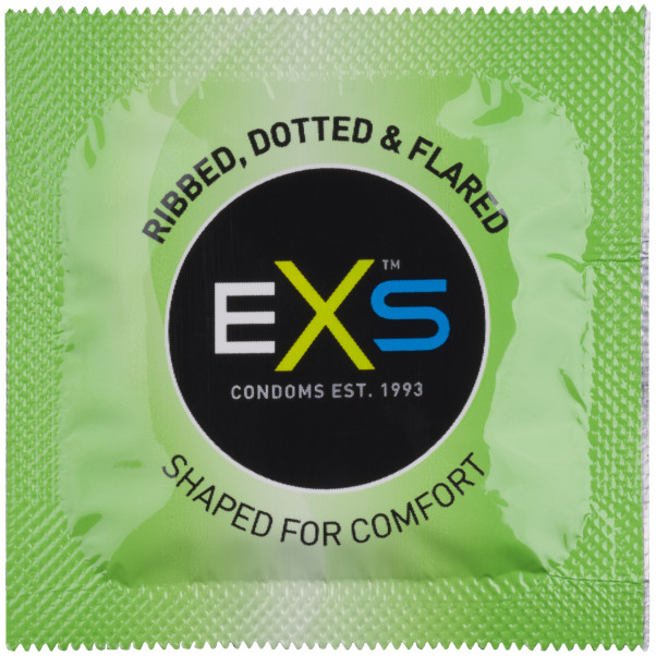 EXS Ribbed and Dotted Préservatifs 48 pcs Image du produit 2
