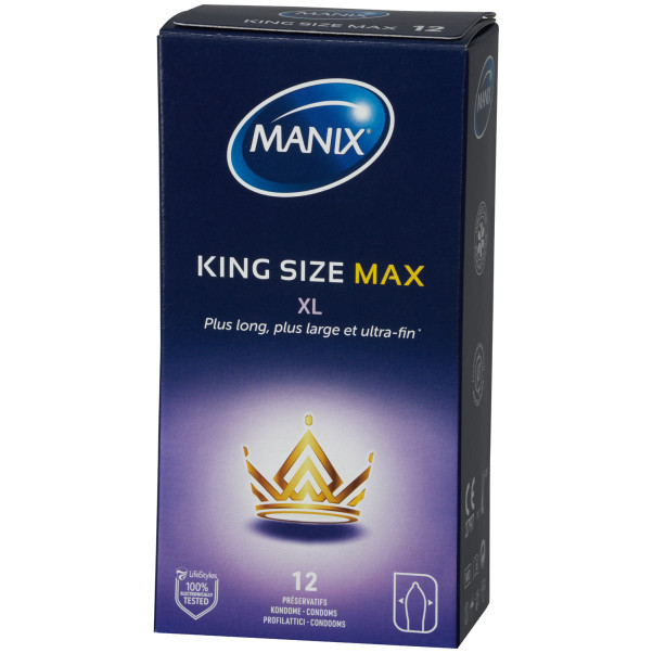 Manix King Size Max XL Préservatifs 12 pièces Image de l'emballage 1
