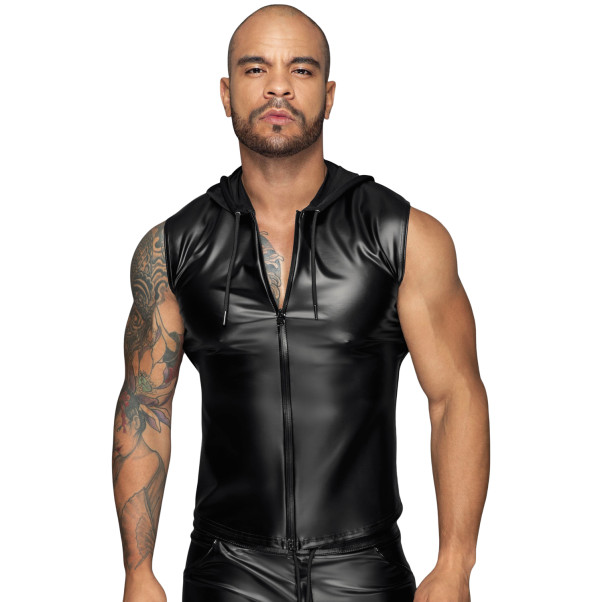 Noir Handmade Haut avec Capuche Image du produit 1