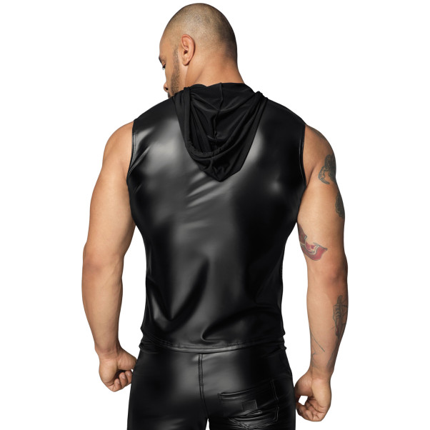 Noir Handmade Haut avec Capuche Image du produit 2