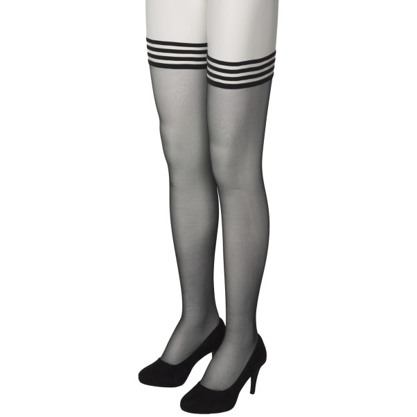 NORTIE Black Arrows Bas Autofixants avec Couture Arrière Image du produit 6