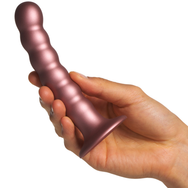 Ouch! Gode Point G en Silicone Perlé 13 cm Image du produit avec des mains 50
