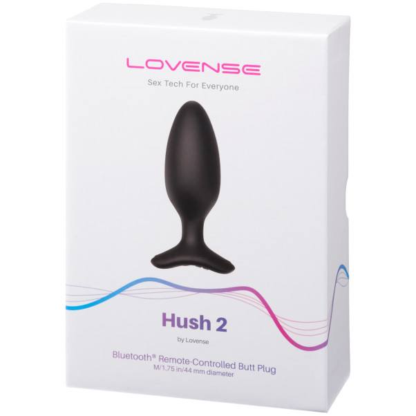 Lovense Hush 2 Plug Anal Medium Contrôlé par Application Image de l'emballage 90