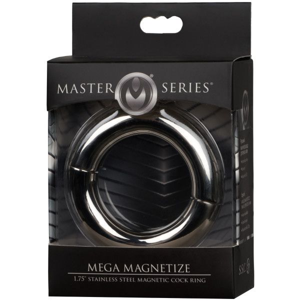 Master Series Mega Magnetize Anneau Pénien Magnétique en Acier Inoxydable Image de l'emballage 91