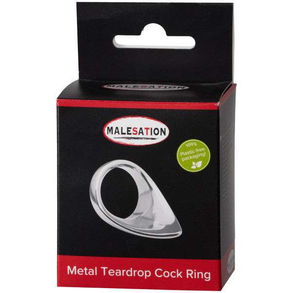 Malesation Metal Teardrop Anneau Pénien Image de l'emballage 90