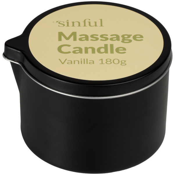 Sinful Bougie de Massage Vanilla 180 g Image du produit 2