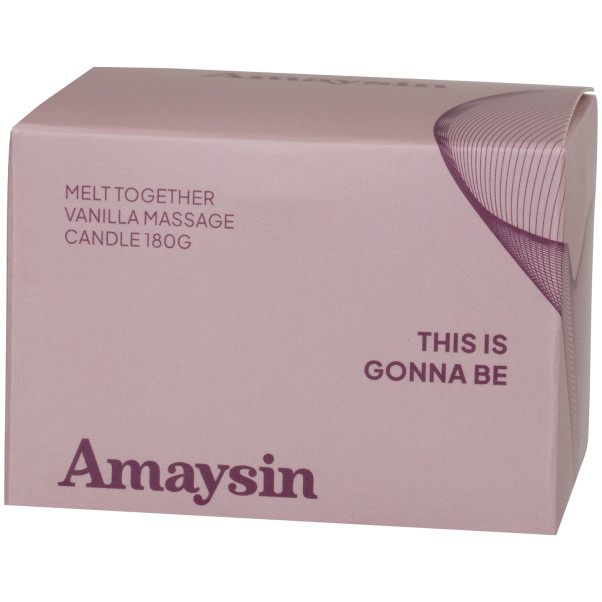 Amaysin Melt Together Vanilla Bougie de Massage 180 g Image de l'emballage 90
