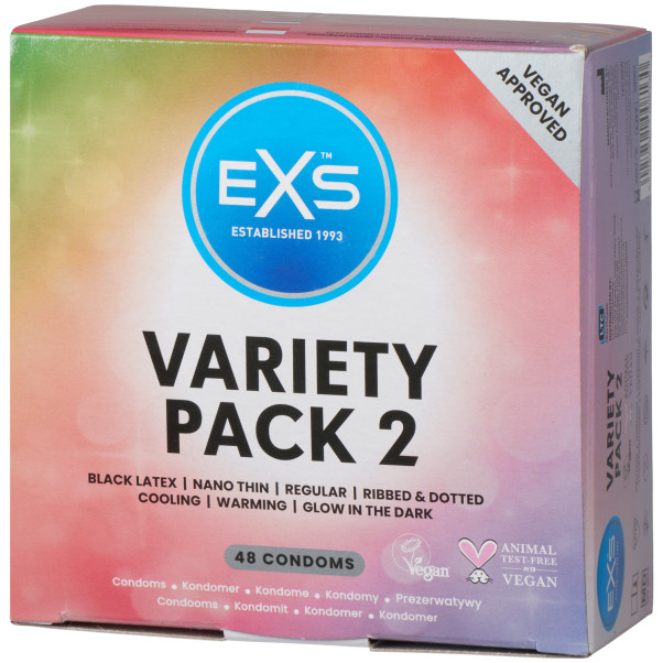 EXS Variety Pack 2 Préservatifs 48 pcs Image de l'emballage 90