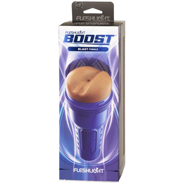 Fleshlight Boost Blast Female Medium Dark Masturbateur Image de l'emballage 90