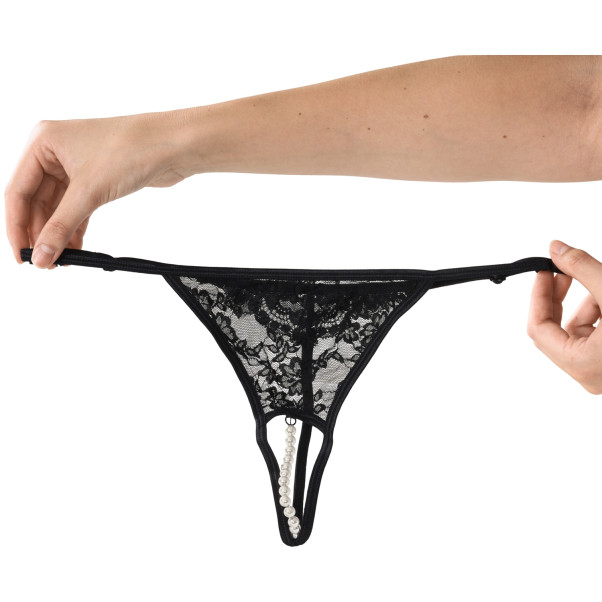 Sinful String en Dentelle avec Perles Image du produit 2