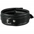 SToys Collier en cuir noir