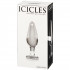 Icicles No 26 Plug Anal en Verre Transparent  90
