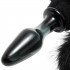 Tailz Midnight Fox Tail Plug Anal en Verre  2