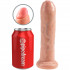 King Cock Uncut Gode Réaliste 20 cm  3