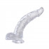 King Cock Gode Transparent avec Testicules 20 cm  1