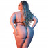 Magic Silk Strappy BH Sæt Plus Size  2