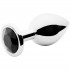 Sinful Black Jewel Stål Butt Plug Medium  2