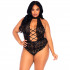 Leg Avenue Bundløs Blonde Teddy Plus Size  1