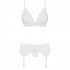 Obsessive Ensemble Lingerie en Dentelle Blanc  3