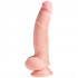 King Cock Plus Realistisk Dildo med Kugler 20 cm  1