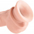 King Cock Plus Realistisk Dildo med Kugler 20 cm  3