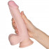 NEW - King Cock Plus Realistisk Dildo med Kugler 19 cm  50