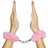 Baseks Menottes Fausse Fourrure Rose  50