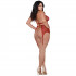 Dreamgirl Plus Size 4-piece Lace Set Product model 2