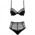 Obsessive Sharlotte Black Bra Set Product 1