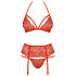 Obsessive Fantastic Ensemble Porte-jarretelles Rouge Image du produit 3