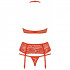Obsessive Fantastic Ensemble Porte-jarretelles Rouge Image du produit 4
