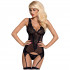 Obsessive Emperita Corset avec Porte-jarretelles & String Image du produit 1
