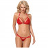 Obsessive Ensemble Soutien-gorge et String en Dentelle Rouge Image du produit 1