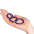 Sinful Passion Purple Anneau Pénien Violet 3 pcs Image du produit avec des mains 50