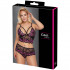 Cottelli Curves Ensemble Lingerie en Dentelle Violette Grande Taille Image de l'emballage 90