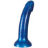 baseks Metallic Blue Gode en Silicone 18 cm Image du produit 1
